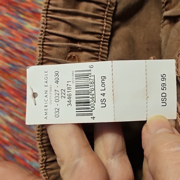 American Eagle Outfitters Tan Joggers NWT - Picture 3 of 13